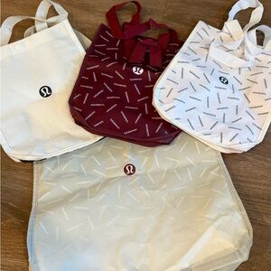 lululemon athletica Tote Bags set of 4